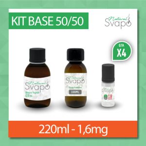 KIT BASE 240ml 3mg nicotina – 50VG/50PG
